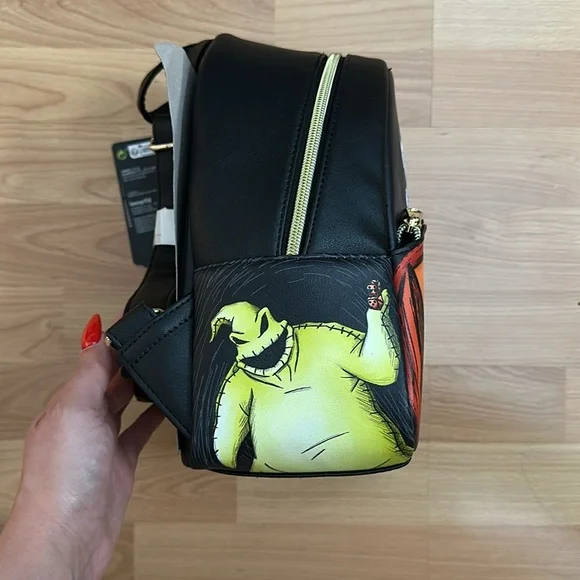 Disney Loungefly Nightmare Oogie’s Boys 30th Anniversary Mini Backpack Disney Loungefly Disney The Nightmare Before Christmas Oogie  main image 4